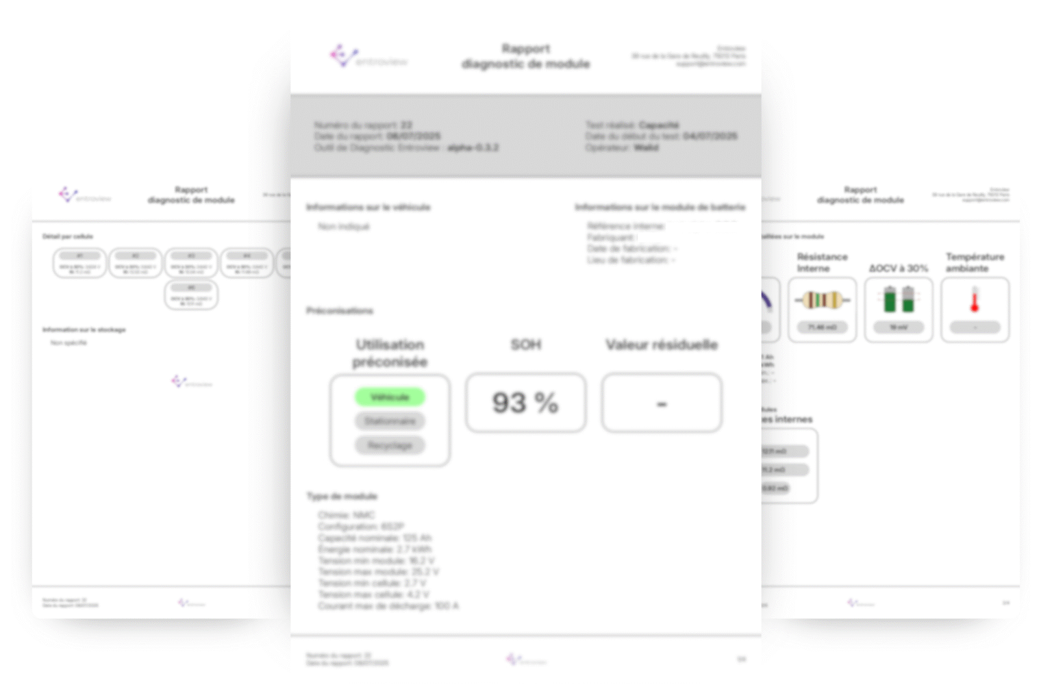 Diagnostic report Entroview