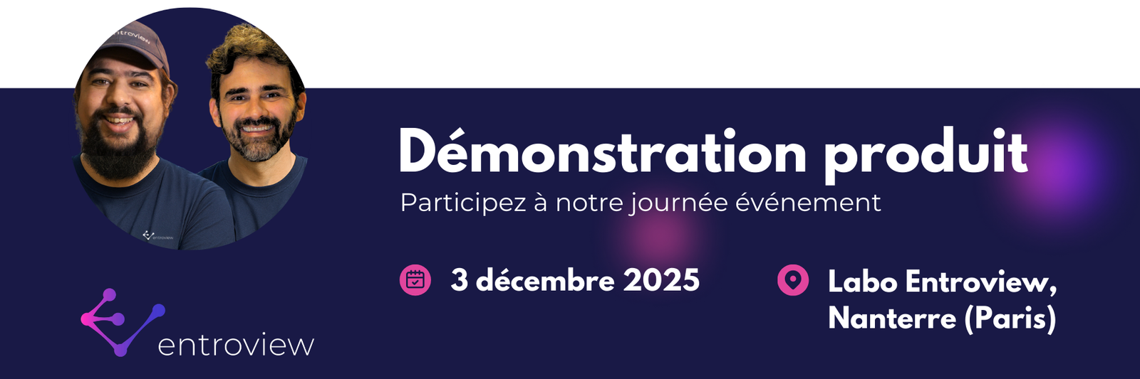 démonstration produit Entroview